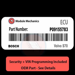 P09155783 ECU with PROGRAMMING - VIN & Security | Volvo S70 | ECM PCM Engine Control Computer OEM