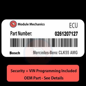 0261207127 ECU with PROGRAMMING - VIN & Security | Mercedes-Benz CLK55 AMG | ECM PCM Engine Control Computer OEM