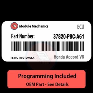 37820-P8C-A61 ECU with PROGRAMMING - VIN & Security | Honda Accord V6 | ECM PCM Engine Control Computer OEM