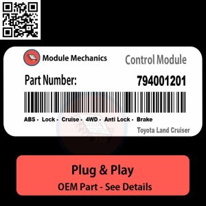 794001201 ABS, Lock, Cruise, 4WD, Anti Lock, Brake Module OEM | Toyota Land Cruiser