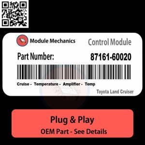 87161-60020 Cruise, Temperature, Amplifier, Temp Module OEM | Toyota Land Cruiser