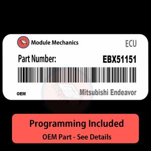 EBX51151 ECU with PROGRAMMING - VIN & Security | Mitsubishi Endeavor  | ECM PCM Engine Control Computer OEM