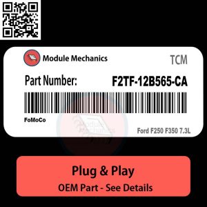 F2TF-12B565-CA TCU Plug & Play |  Ford F-250 - F-350 | Transmission Control Module
