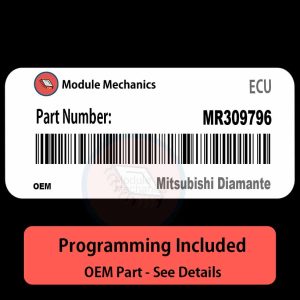 MR309796 ECU with PROGRAMMING - VIN & Security | Mitsubishi Diamante  | ECM PCM Engine Control Computer OEM