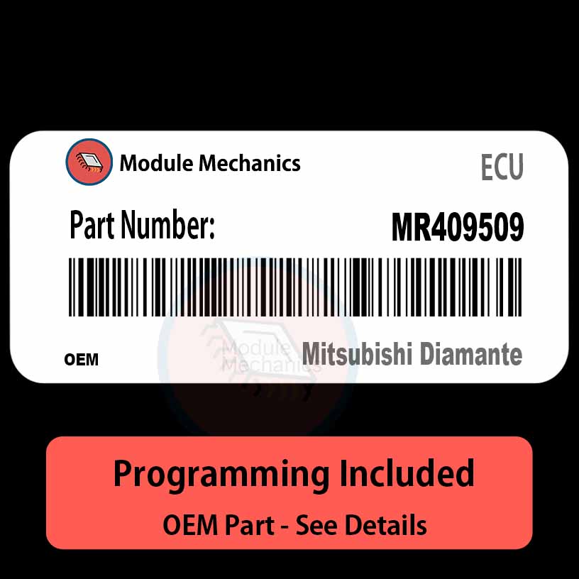 MR409509 ECU with PROGRAMMING - VIN & Security | Mitsubishi Diamante | ECM PCM Engine Control Computer OEM MR409509 ECU with PROGRAMMING - VIN & Security | Mitsubishi Diamante | ECM PCM Engine Control Computer OEM
