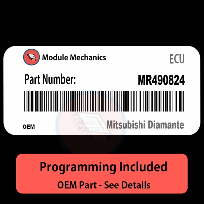 MR490824 ECU with PROGRAMMING - VIN & Security | Mitsubishi Diamante | ECM PCM Engine Control Computer OEM MR490824 ECU with PROGRAMMING - VIN & Security | Mitsubishi Diamante | ECM PCM Engine Control Computer OEM