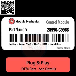 28590-C9968 Ignition, Lock, Theft, Theft, IMMO, Immobilizer Module OEM | Nissan Xterra