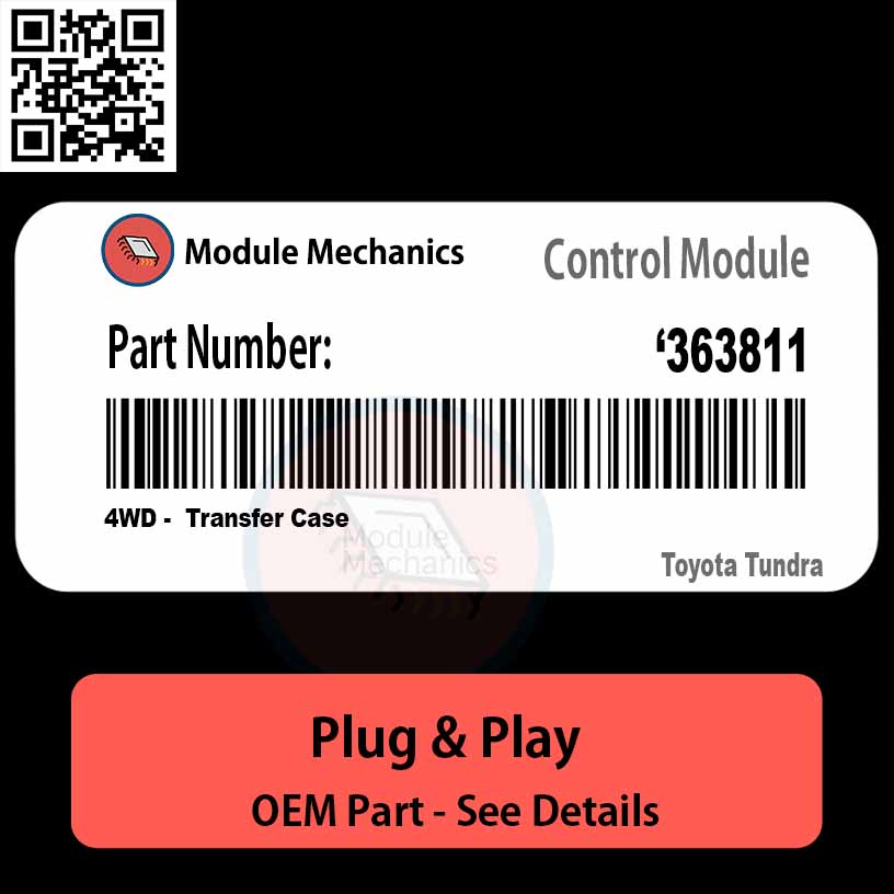 363811 4WD, Transfer Case Module OEM | Toyota Tundra 363811 4WD, Transfer Case Module OEM | Toyota Tundra