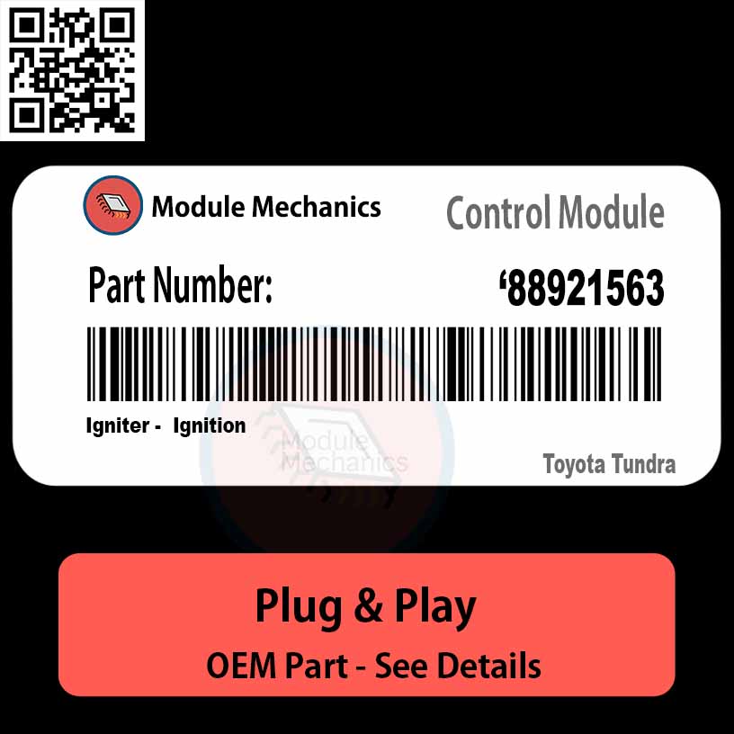 88921563 Igniter, Ignition Module OEM | Toyota Tundra 88921563 Igniter, Ignition Module OEM | Toyota Tundra