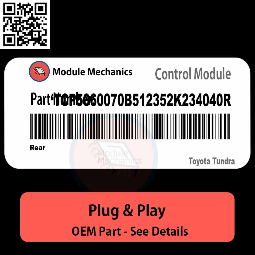 TCP5060070B512352K234040R Rear Module OEM | Toyota Tundra TCP5060070B512352K234040R Rear Module OEM | Toyota Tundra