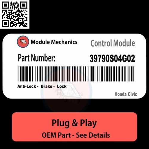 Anti-Lock - Brake - Lock Control Module Honda Civic