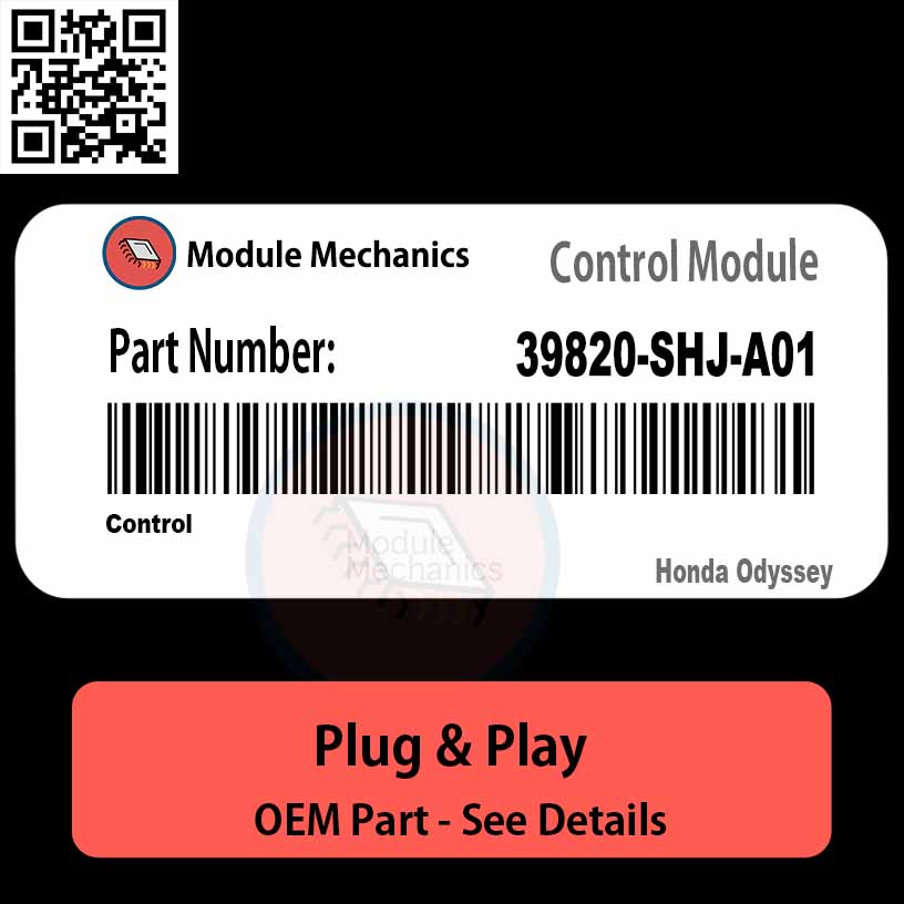 39820-SHJ-A01 Control Module OEM | Honda Odyssey 39820-SHJ-A01 Control Module OEM | Honda Odyssey
