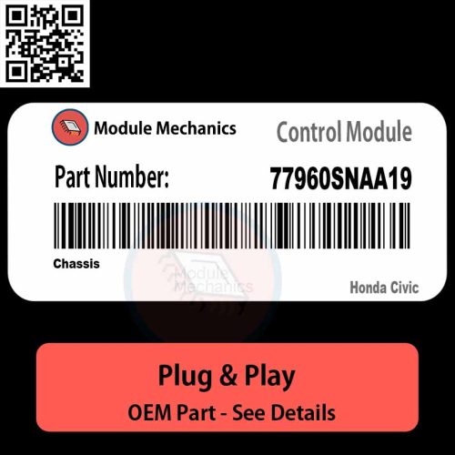 Chassis Control Module Honda Civic