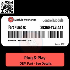 39360-TL2-A11 Pressure, Receiver, Tire Module OEM | Acura TSX