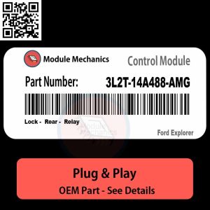 3L2T-14A488-AMG Lock, Rear, Relay Module OEM | Ford Explorer