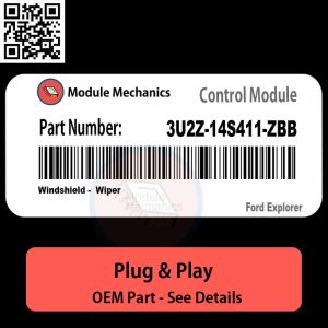 3U2Z-14S411-ZBB Windshield, Wiper Module OEM | Ford Explorer