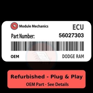 56027303 ECU - PLUG & PLAY - | Dodge Ram 5.9L | ECM PCM BCM Engine Control Computer OEM