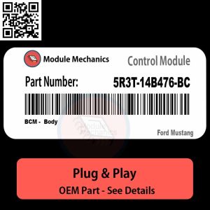 5R3T-14B476-BC BCM, Body Module OEM | Ford Mustang