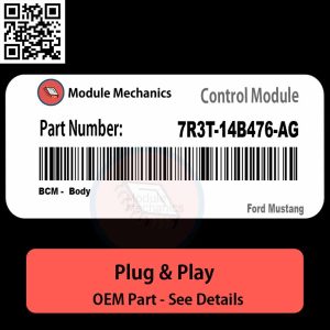 7R3T-14B476-AG BCM, Body Module OEM | Ford Mustang