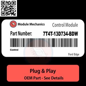 7T4T-13D734-BDW Control Module OEM | Ford Edge