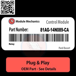 81AG-14N089-CA Relay Module OEM | Ford Escort