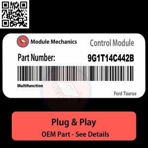 9G1T14C442B Multifunction Module OEM | Ford Taurus
