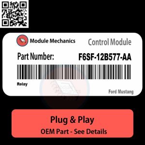 F6SF-12B577-AA Relay Module OEM | Ford Mustang