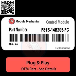 F81B-14B205-FC 4X4, Air Module OEM | Ford Excursion