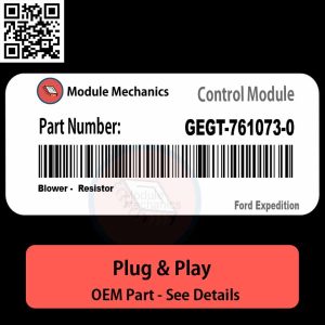 GEGT-761073-0 Blower, Resistor Module OEM | Ford Expedition