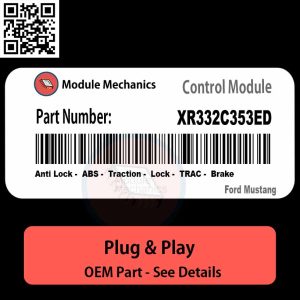 XR332C353ED Anti Lock, ABS, Traction, Lock, TRAC, Brake Module OEM | Ford Mustang