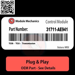 31711-AE941 TCM, TCU, Transmission Module OEM | Subaru WRX