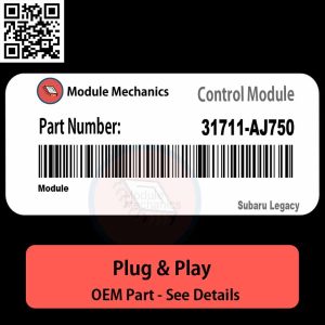31711-AJ750 Control Module OEM | Subaru Legacy