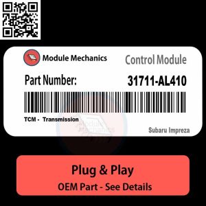 31711-AL410 TCM, Transmission Module OEM | Subaru Impreza