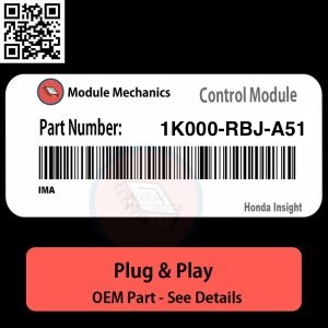 1K000-RBJ-A51 IMA Module OEM | Honda Insight