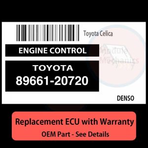 Toyota Celica Engine Control 89661-20720
