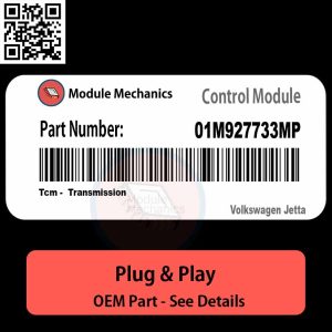 01M927733MP Tcm, Transmission Module OEM | Volkswagen Jetta