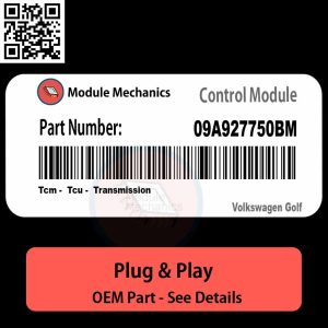 09A927750BM Tcm, Tcu, Transmission Module OEM | Volkswagen Golf