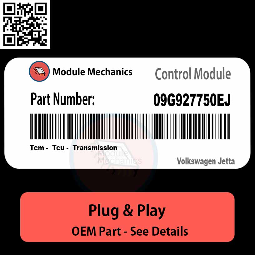 09G927750EJ Tcm, Tcu, Transmission Module OEM | Volkswagen Jetta 09G927750EJ Tcm, Tcu, Transmission Module OEM | Volkswagen Jetta