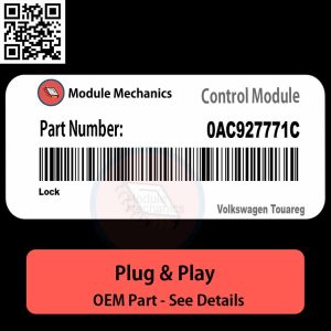 0AC927771C Lock Module OEM | Volkswagen Touareg