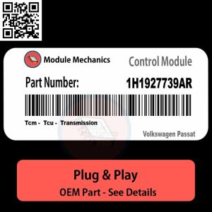 1H1927739AR Tcm, Tcu, Transmission Module OEM | Volkswagen Passat