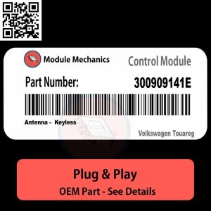 300909141E Antenna, Keyless Module OEM | Volkswagen Touareg