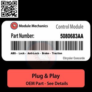 5080683AA ABS, Lock, Anti-Lock, Brake, Traction Module OEM | Chrysler Concorde