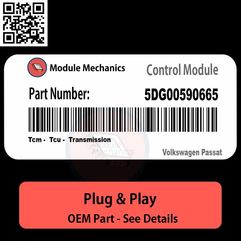 5DG00590665 Tcm, Tcu, Transmission Module OEM | Volkswagen Passat 5DG00590665 Tcm, Tcu, Transmission Module OEM | Volkswagen Passat