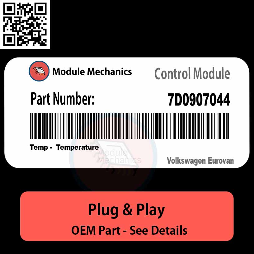 7D0907044 Temp, Temperature Module OEM | Volkswagen Eurovan 7D0907044 Temp, Temperature Module OEM | Volkswagen Eurovan