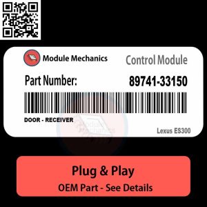 89741-33150 DOOR, RECEIVER Module OEM | Lexus ES300