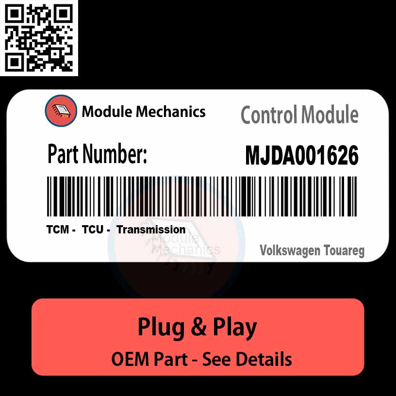 MJDA001626 TCM, TCU, Transmission Module OEM | Volkswagen Touareg MJDA001626 TCM, TCU, Transmission Module OEM | Volkswagen Touareg