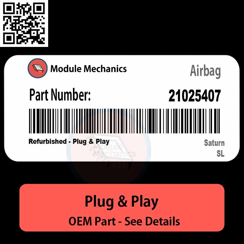21025407 Airbag Module OEM | Saturn SL 21025407 Airbag Module OEM | Saturn SL