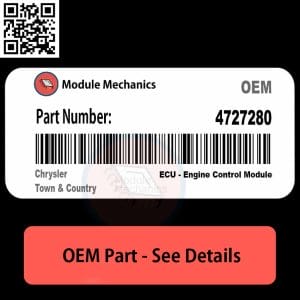 04727280 ECU - Engine Control Module with Warranty | Chrysler Town & Country | OEM Control Module