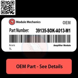 39135-SOK-A013-M1 Amplifier Module OEM | Acura TL