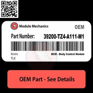 39200-TZ4-A111-M1 BCM - Body Control Module OEM | Acura TLX